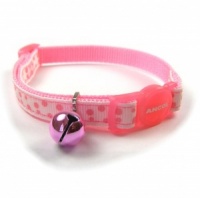 Ancol Pink Dotty Cat Collar